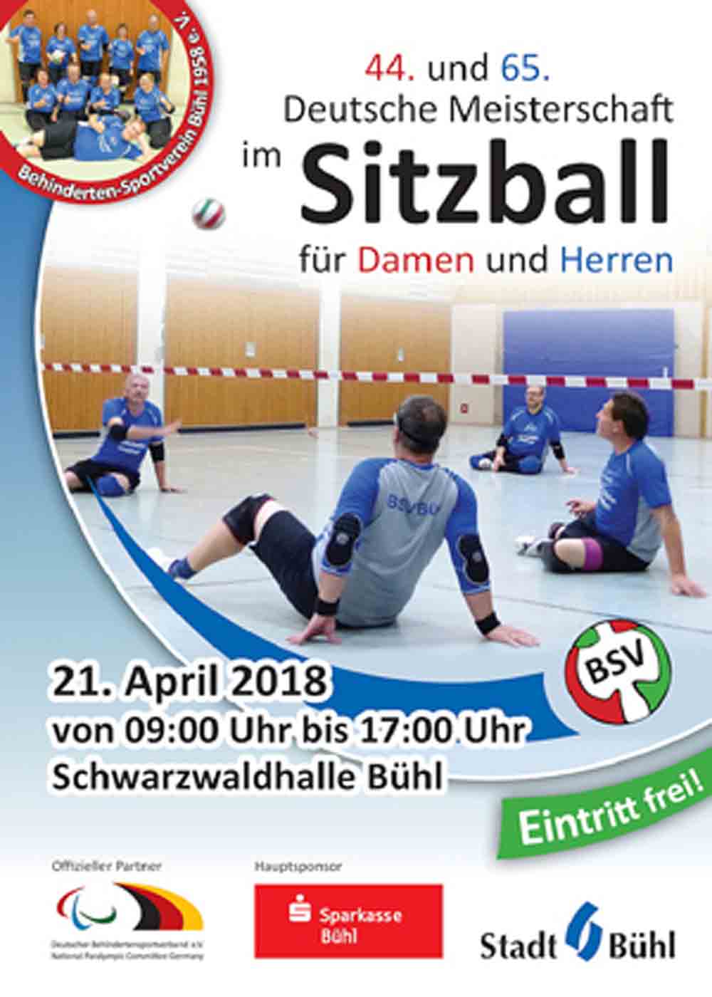 Plakat zur DM in Bühl